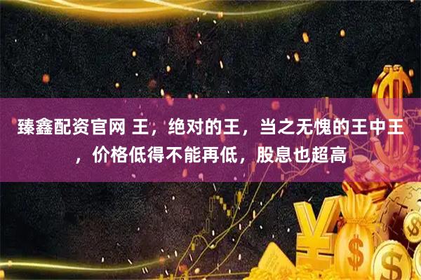 臻鑫配资官网 王，绝对的王，当之无愧的王中王，价格低得不能再低，股息也超高
