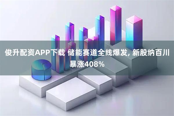俊升配资APP下载 储能赛道全线爆发, 新股纳百川暴涨408%